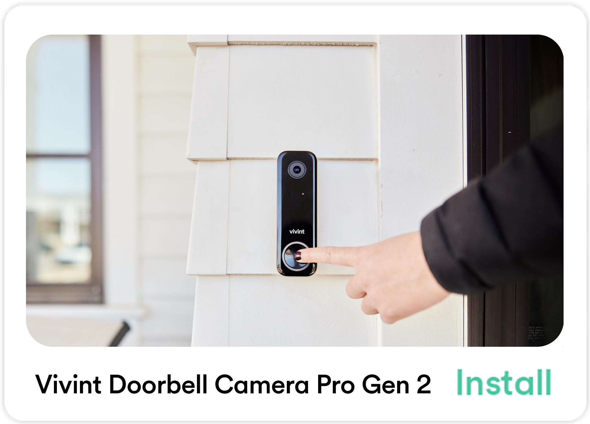 Vivint add best sale doorbell camera